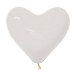 Westcoast Balloon 55125 Crystal Clear 11 Heart (50Ct)