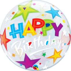 Westcoast Balloon 23595 Happy Birthday Brilliant Stars