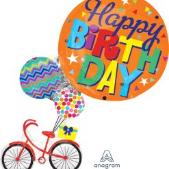 Westcoast Balloon 30820 Happy Birthday Bike