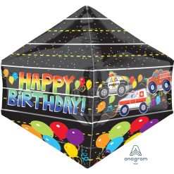 Westcoast Balloon 33310 Happy Birthday Rescue Vehicles
