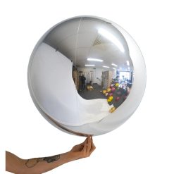 Westcoast Balloon 287127 Loon Balls 61Cm (24) Metallic Silver