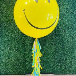 Alternative view of Westcoast Balloon 4Ft Fun Yellow Tissue Tassel