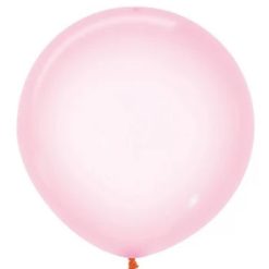 Westcoast Balloon 59191 Crystal Pastel Pink 24 Round (10Ct)