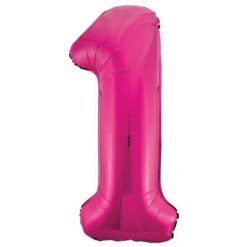 Westcoast Balloon 55731 Number 1 Pink