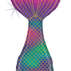 Westcoast Balloon 35901 Glitter Mermaid Tail
