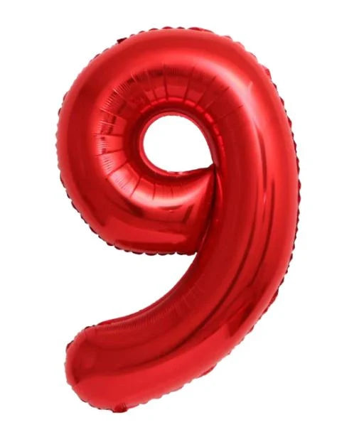 Westcoast Balloon 74544 Ellie'S Red Number 9