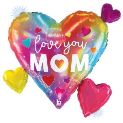 Westcoast Balloon 25255 Opal Colorful Mom Hearts