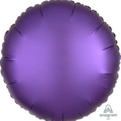 Westcoast Balloon 36817 Satin Luxe Purple Royal Round