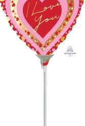 Westcoast Balloon 42283 I Love You Pretty Hearts