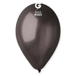 Westcoast Balloon 116502 Gemar Metallic Black 11-12 Round (50Ct)