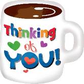 Westcoast Balloon 26820 Thinking Of You Coffee