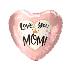 Westcoast Balloon 93586 Love You Mom Hearts
