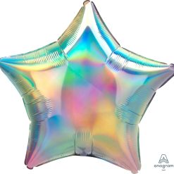 Westcoast Balloon 39407 Iridescent Pastel Rainbow Star