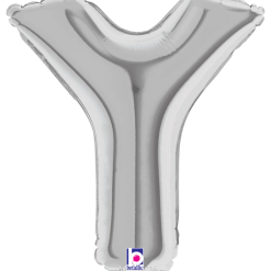 Westcoast Balloon 14926S Air Fill Letter Y Silver 7 In