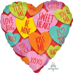 Westcoast Balloon 34211 Hearts With Messages