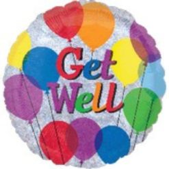 Westcoast Balloon 22131 Get Well Jumbo Holographic