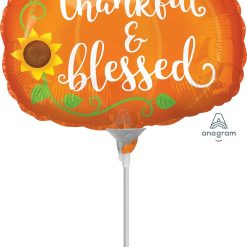 Westcoast Balloon 38164 Thankful & Blessed Pumpkin
