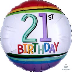 Westcoast Balloon 34433 Rainbow Birthday 21