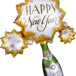 Westcoast Balloon 25162 Bubbly New Year Burst