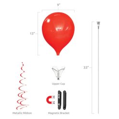 Alternative view of Westcoast Balloon PermaShine 1-Balloon Bouquet Magnetic Bracket Kit