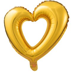 Westcoast Balloon 40In Interlocking Gold Heart