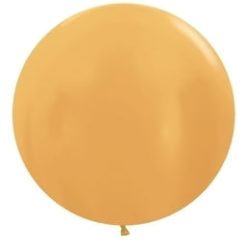 Westcoast Balloon 59082 Metallic Gold 24 Round (1Ct)