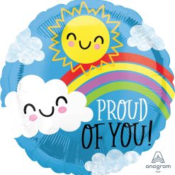 Westcoast Balloon 41157 Proud Of You Happy Sun & Cloud
