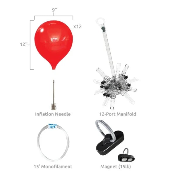 Westcoast Balloon PermaShine 12-Balloon Cluster Kit - Image 5