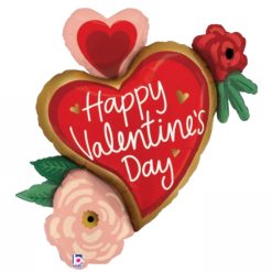 Westcoast Balloon 25332 Valentine Heart Flowers