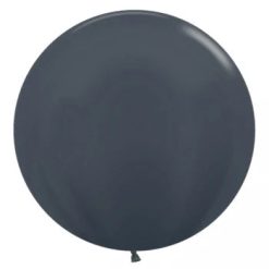 Westcoast Balloon 59251 Metallic Graphite 24 Round (10Ct)