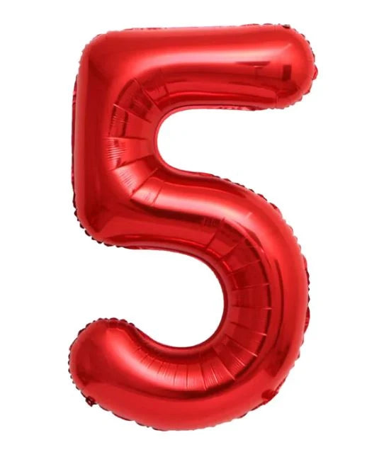 Westcoast Balloon 74548 Ellie'S Red Number 5