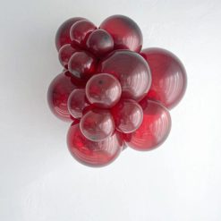 Alternative view of Westcoast Balloon 17012 Tuftex Crystal Burgundy 17 Round (50Ct)