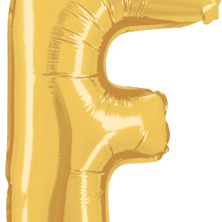 Westcoast Balloon 34906GP Letter F Gold 14In