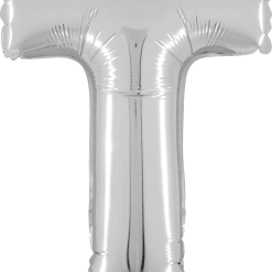 Westcoast Balloon 34920SP Letter T Silver 14In