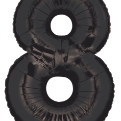 Westcoast Balloon 15848 Megaloons Number 8 Black