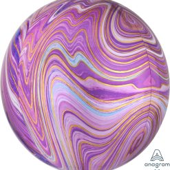 Westcoast Balloon 41395 Purple Marblez