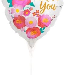 Westcoast Balloon 42285 Love You Ombre Flowers