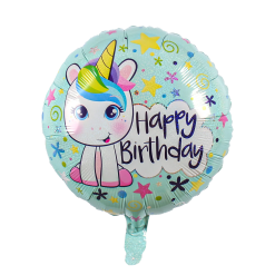 Westcoast Balloon HBD04 Happy Birthday Unicorn