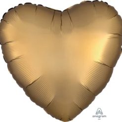 Westcoast Balloon 36803 Satin Luxe Gold Sateen Heart