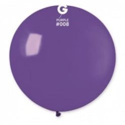 Westcoast Balloon 340181 Gemar Purple 31 Round (1Ct)