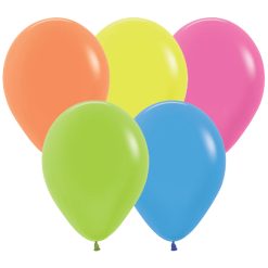 Westcoast Balloon 126951 Neon Assortment 5 Round (50Ct)