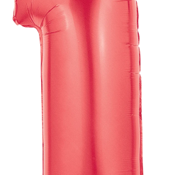 Westcoast Balloon 15841RP Megaloons Number 1 Red