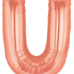 Westcoast Balloon 15921RGP Megaloons Letter U Rose Gold