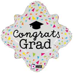 Westcoast Balloon 26179 Neon Congrats Grad