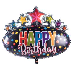 Westcoast Balloon 93514 Birthday Dots & Stars