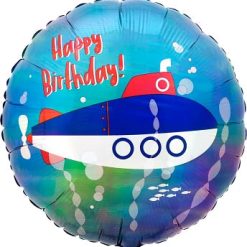 Westcoast Balloon 41801 Iridescent Submarine Birthday