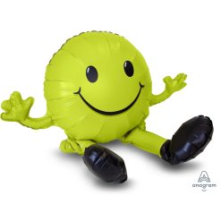 Westcoast Balloon 32823 Happy Face Lime Green