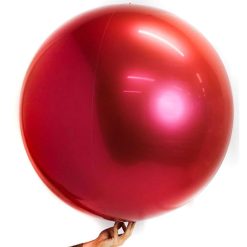 Westcoast Balloon 288028 Loon Balls 81Cm (32) Metallic Red - Reduced Due To Imperfection