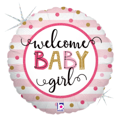 Westcoast Balloon 26135 Baby Girl Stripes