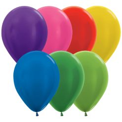 Westcoast Balloon 208060 Metallic Assortment 5 Round (50Ct)